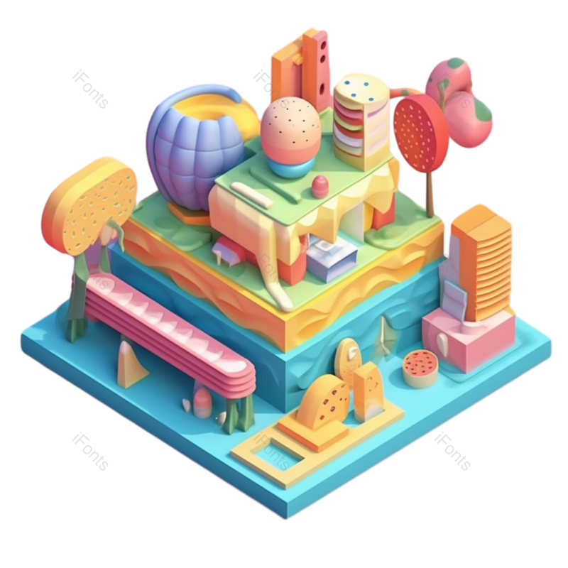 夏天图片,插画元素,汉堡PNG,食物免抠素材